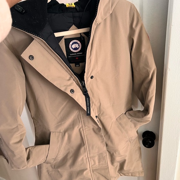 Canada Goose Victoria Parka in Tan - Picture 6 of 11